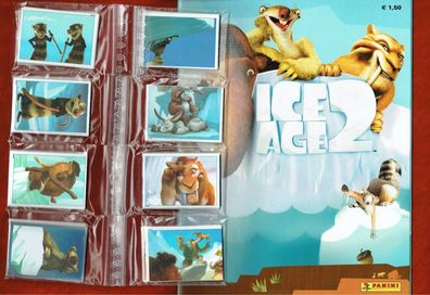 Ice Age 2 - kompletter Satz + Leeralbum , 1 - 180 + Postersticker A - L , Panini