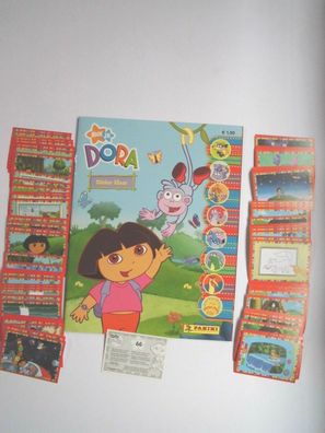 Dora (2007) - Leeralbum + 100 verschiedene Sticker , Panini