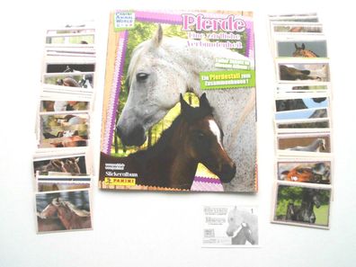Pferde - eine zärtliche Verbundenheit (2013) - 110 verschiedene Sticker - Panini
