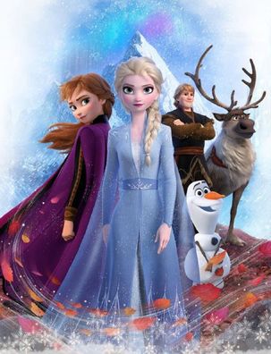 Disney Frozen Elsa Anna Fleecedecke Schmusedecke Kuscheldecke 130 x 170 cm