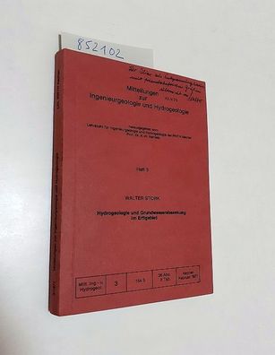Stork, Walter und K.-H. Heitfeld (Hrsg.): Hydrogeologie und Grundwasserabsenkung im E