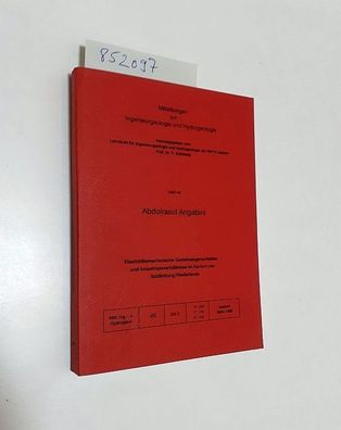 Angabini, Abdolrasul und K. Schetelig (Hrsg.): Elastizitätsmechanische Gesteinseigens