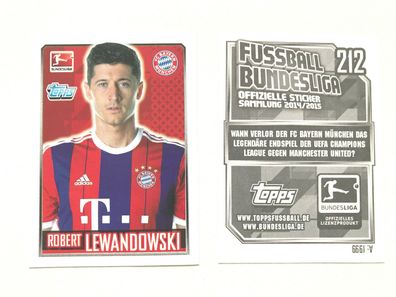Bundesliga 2014/15 - Robert Lewandowski - Topps - RAR - Nr.212