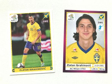 EM 2012 - Zlatan Ibrahimovic - 451 & 454 - Panini