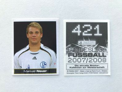 Bundesliga 2007/08 - Manuel Neuer - 421 - Panini - RAR - Rookie