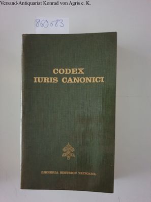 Katholische Kirche: Codex iuris Canonici, auctoritate ioannis Pauli PP. II. Promulg