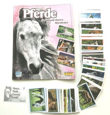 Pferde - ein wunderbares Abenteuer (2012) - 172 verschiedene Sticker - Panini
