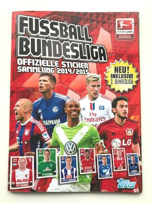 Bundesliga 2014/15 : Album komplett beklebt incl.18 Fan Sticker, Topps