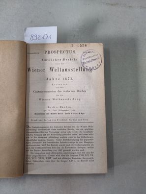 Amtlicher Bericht über die Wiener Weltausstellung im Jahre 1873, Band II, Gruppe XIII
