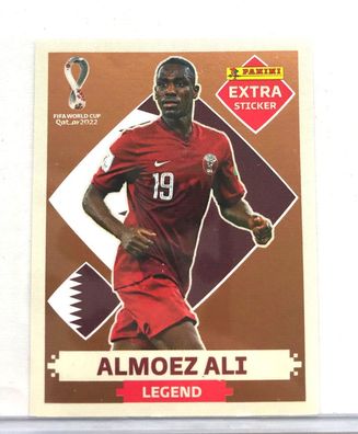 WM 2022 - Extra Sticker - Legend - Almoez Ali - Bronze - Panini