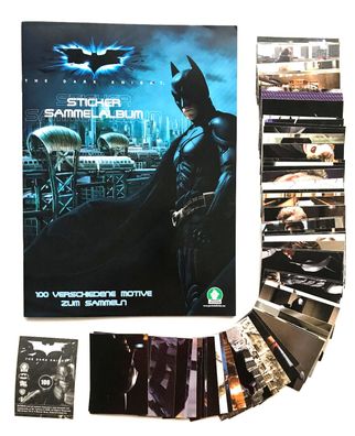 Batman - The Dark Knight (2008) Leeralbum + kompletter Satz , Preziosi , RAR