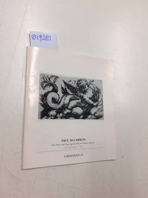 McCarron, Paul: Paul McCarron: Fine Prints and Drawings by Old and Modern Masters: Ca