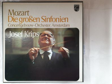 Die großen Sinfonien : 8 LP Box : Josef Krips : Concertgebouw-Orchester, Amsterdam :
