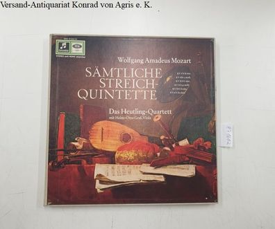 Mozart, Wolfgang Amadeus: Sämtliche Streichquartette : Heutling-Quartett : 3 LP Box :