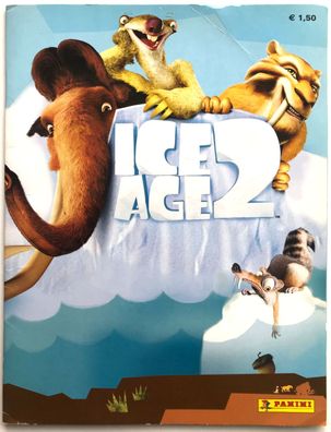Ice Age 2 (2006) Stickeralbum komplett beklebt , sehr guter Zustand , Panini