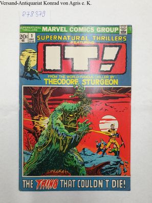 Marvel Comics-Supernatural Thrillers: IT, December. 1972, Vol.1, No.1