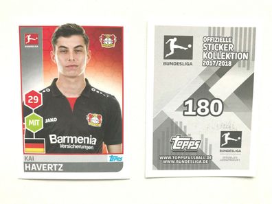 Bundesliga 2017/18 - Kai Havertz - 180 - Topps - RAR - Rookie