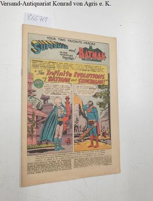 National Periodical Inc.: World´s Finest comics, No. 151, August 1965 : Superman and