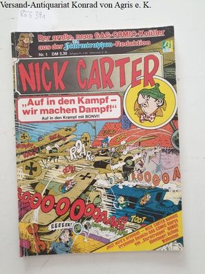 Interpart GmbH: Nick Carter Comic Album Nr. 1, mit Die Sturmtruppen Gag-Comic-knüller