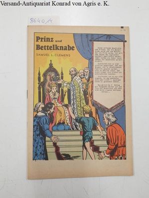 Clemens, Samuel L.: Illustrierte Klassiker : Prinz und Bettelknabe : #18 :