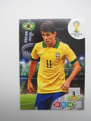 Panini Adrenalyn XL Trading Card WM 2014 - Brasilien - Oscar