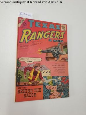 Charlton Comics Group: Texas Rangers In Action : Vol. 1 Number 38 March, 1963 :