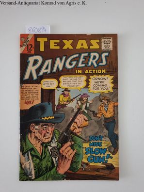 Charlton Comics: Texas Rangers in action Vol.1, no.55, June 1966, Dont miss the "slow