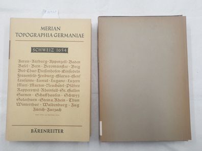 Topographia Germaniae : Faksimile Ausgabe : Schweiz 1654 : in original Schuber :