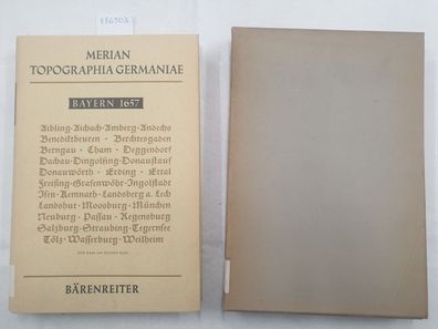 Topographia Germaniae : Faksimile Ausgabe : Bayern 1657 : in original Schuber :