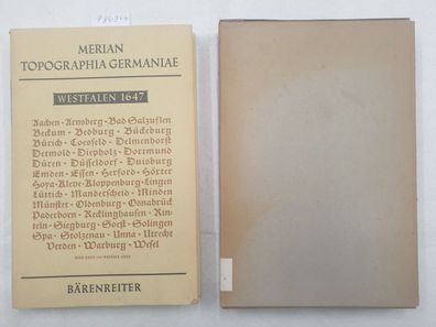 Topographia Germaniae : Faksimile Ausgabe : Westfalen 1647 : in original Schuber :