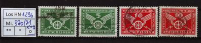 Los HN1296: Deutsches Reich Mi. 370/71 x + y, gest.