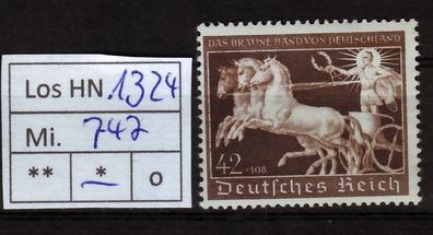 Los HN1324: Deutsches Reich Mi. 747 *