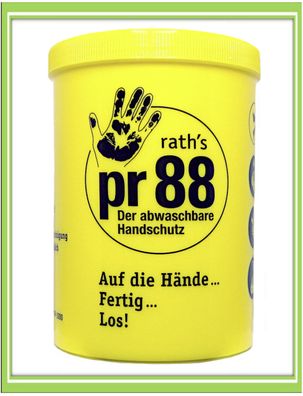 Rath´s pr88 Hautschutzcreme Der Abwaschbare Handschuh 1L |€9,50/ L