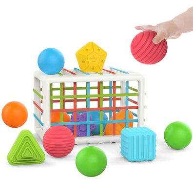 Spielzeug Baby Montessori Spielzeug Sensorik Lernspielzeug ab 2 Jahren