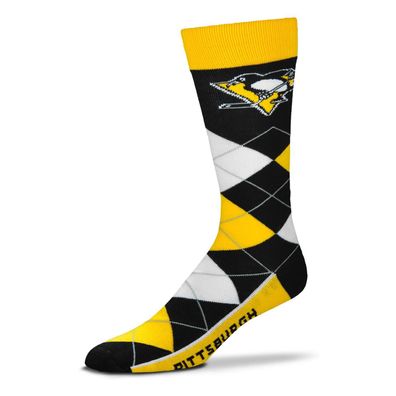 NHL Pittsburgh Penguins Strümpfe Socken Graphic Argyle Lineup Socks 884837932181