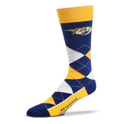 NHL Nashville Predators Strümpfe Socken Graphic Argyle Lineup Socks 884837932129