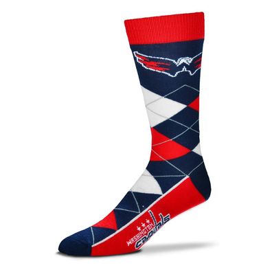 NHL Washington Capitals Strümpfe Socken Graphic Argyle Lineup Socks 884837932242
