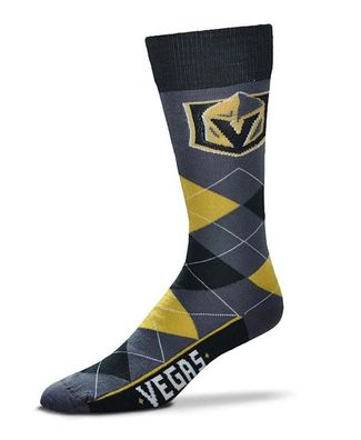 NHL Vegas Golden Knights Strümpfe Socken Graphic Argyle Lineup Sock 889536165120