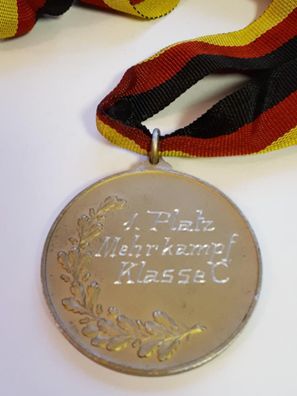 DDR Medaille 1. Platz Mehrkampf Klasse C