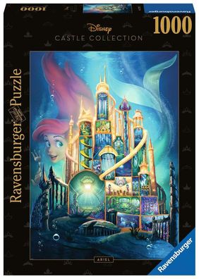 Ravensburger 17337 Disney Castles: Arielle 1000 Teile Puzzle