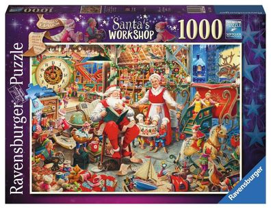 Ravensburger 17300 Santa's Workshop - 1000 Teile Puzzle