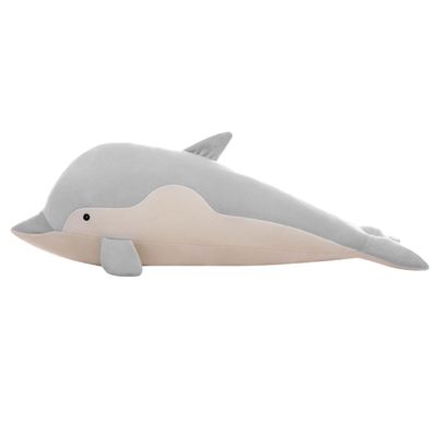 Großer Témmler, Pléschtier, Stofftier, Pléschtier, Geschenke fér Kinder grau