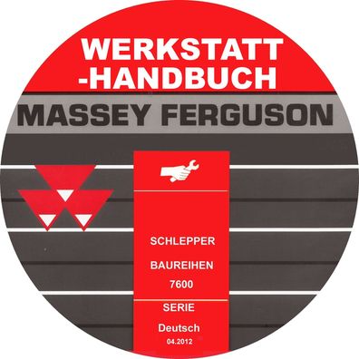 Werkstatthandbuch Massey Ferguson MF 7600 Serie