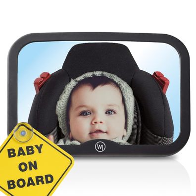 Baby Rücksitzspiegel Auto Spiegel Kindersitz Kopfstütze KFZ Rückspiegel ...