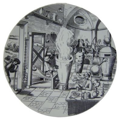 Sammelteller Porzellan Chemisches Laboratorium DES 18. Jahrhunderts
