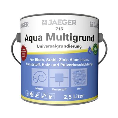 Jaeger 716 Aqua Multigrund 2,5 Liter weiß