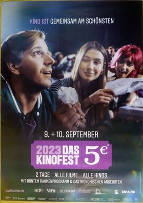 Das Kinofest 2023 - Gemeinsam am Schönsten - Original Kinoplakat A0 - Filmposter