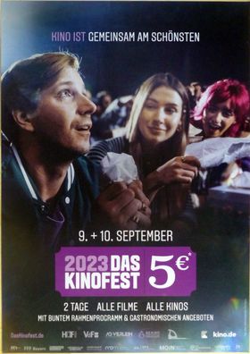 Das Kinofest 2023 - Gemeinsam am Schönsten - Original Kinoplakat A1 - Filmposter
