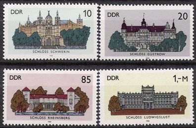 DDR Nr.3032/35 * * Schlösser 1986, postfrisch