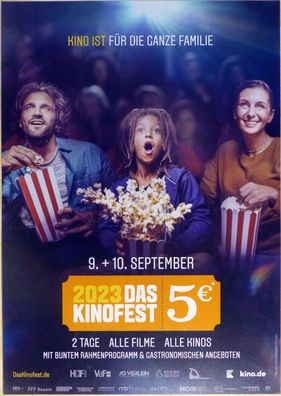 Das Kinofest 2023 - Für die ganze Familie - Original Kinoplakat A1 - Filmposter